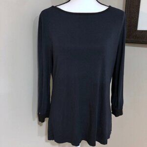 *THE LIMITED* Navy Blue Long Sleeve Shirt Size M